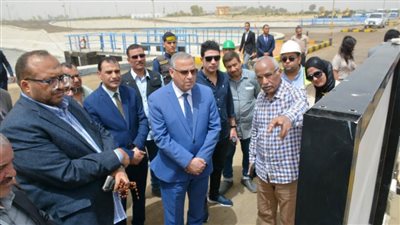   محافظ سوهاج يفتتح توسعات محطة معالجة صرف صحي