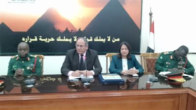 رئيس البحوث الزراعية يستقبل وفدا تنزانيا 