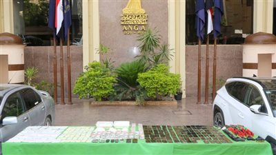 الداخلية تنجح في ضبط بؤرتين إجراميتين بهما كميات من المواد المخدرة  