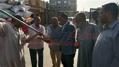 استلام 2600 طن قمح في مواقع التوريد بكفر الشيخ