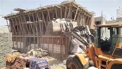 الموجة 22.. إزالة 45 حالة تعد على الأرض الزراعية بحملات مكثفة بالمنيا