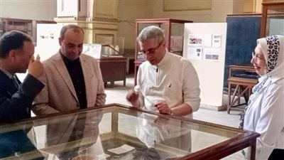 الأمين العام للمجلس الأعلى يتفقد عمليات تطوير المتحف المصري بالتحرير
