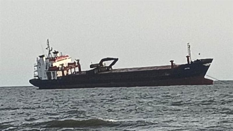 جانب من انقاذ السفينة