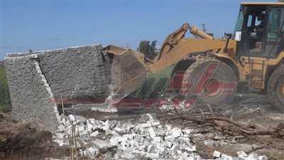 الموجة الـ 22 تزيل 15 حالة تعدٍ بكفر الشيخ