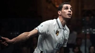 علي فرج يصعد لنصف النهائي ببطولة الجونة للإسكواش