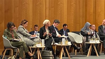 ياسمين فؤاد تترأس مع وزيرة ألمانيا جلسة النظام العالمى لتمويل المناخ