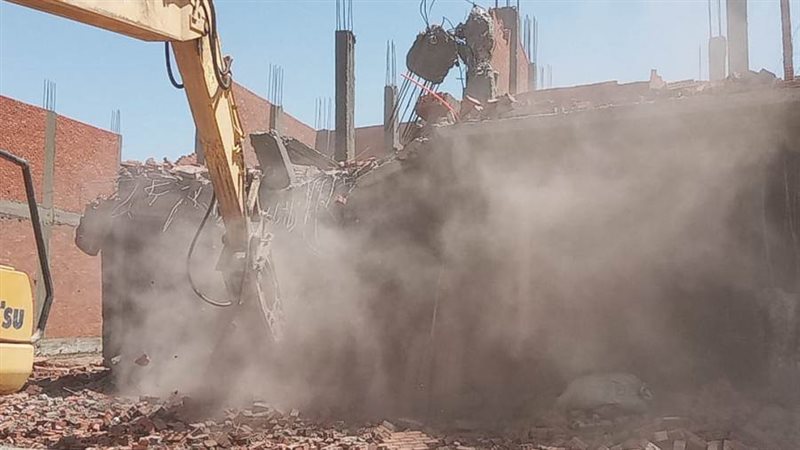 إزالة التعديات بأسيوط