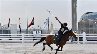 استمرار فعاليات البطولة العربية العسكرية للفروسية بنادي الفروسية بمدينة مصر للألعاب الأولمبية