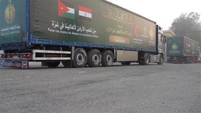 وفد شعبي من الأردن يسلم «بيت الزكاة والصدقات المصري» تبرعات لغزة