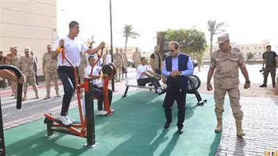 الرئيس السيسي يتفقد الأكاديمية العسكرية بالعاصمة الإدارية
