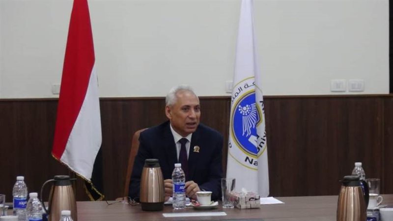 رئيس جامعة المنيا