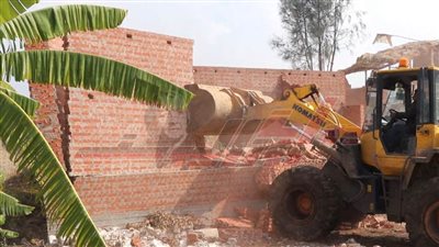 الموجة الـ 22 تنفذ 15 قرار إزالة بمساحة 21 فدانًا بمطوبس في كفر الشيخ