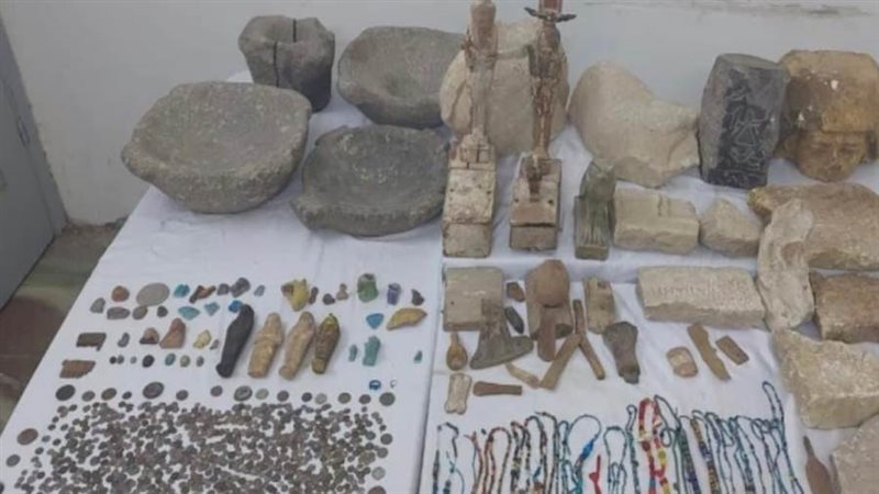 جانب من المضبوطات