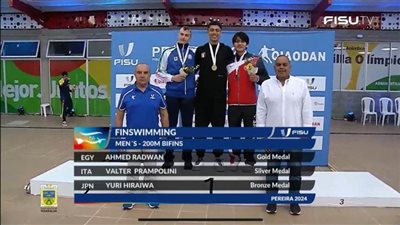 الشاذلي: كنت أثق في قدرات لاعبي منتخب السباحة بالزعانف ببطولة العالم