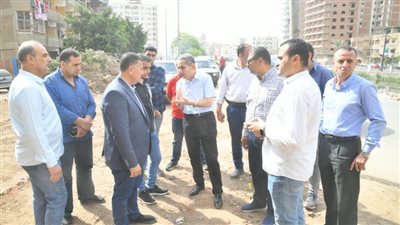 محافظ الغربية يتفقد أعمال تطوير طريق 