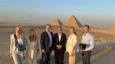 رئيس وزراء بيلاروسيا يزور المتحف القومي للحضارة ومنطقة أهرامات الجيزة