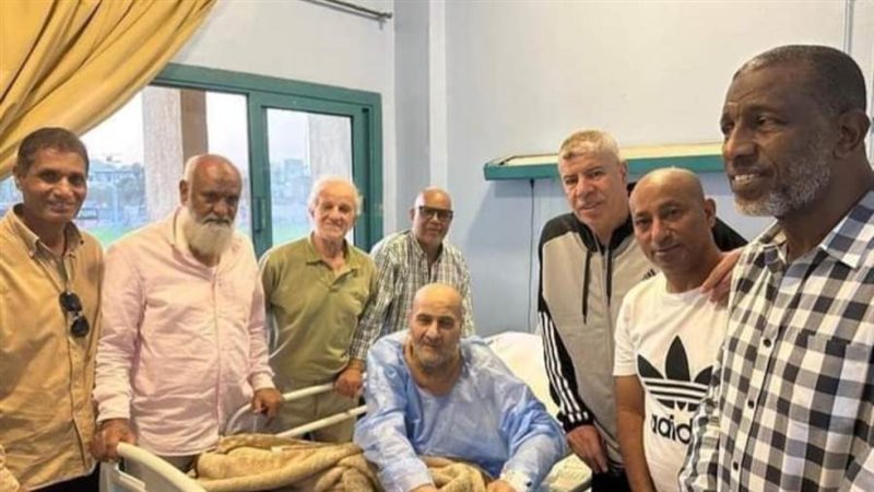 نجوم الاهلي أثناء