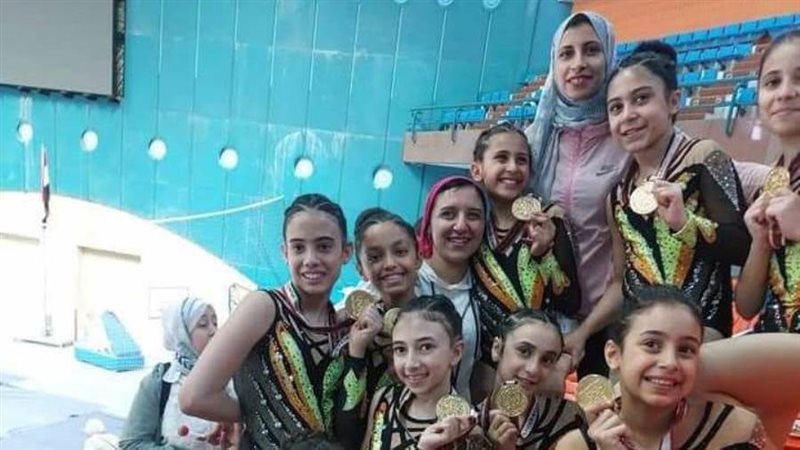 لاعبات استاد المنصورة