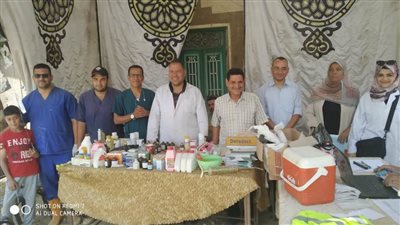 الزراعة تختتم فعاليات القافلة البيطرية المجانية بسوهاج