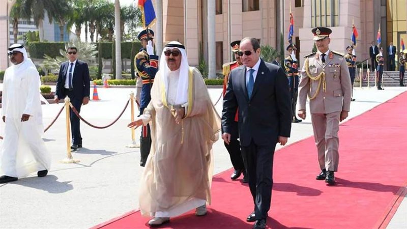 الرئيس السيسي يودع