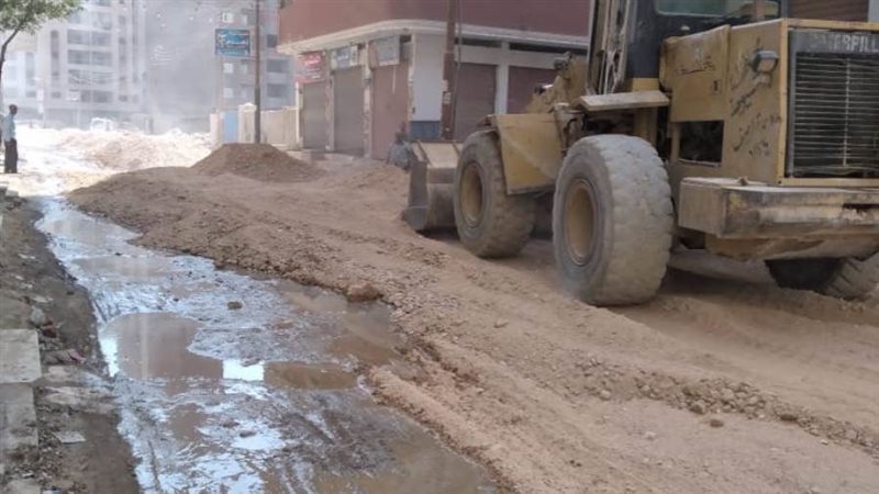 جانب من تمهيد الطرق