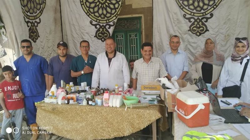 جانب من القافلة البيطرية