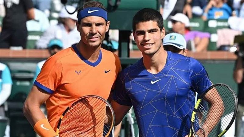 نادال وألكاراس في