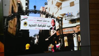 تزيين محيط الكنائس والشوارع في الغربية بلافتات تهنئة للإخوة الأقباط