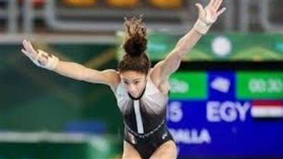 بطلة الزهور جودي عبدالله تتوج بميداليتين في بطولة أفريقيا للجمباز