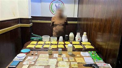 سقوط عاطل يصنع المخدرات ويروجها بالقاهرة