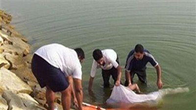 انتشال جثة شاب غريق مجهول الهوية في الخانكة