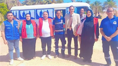 نشر فرق 100 مليون صحة بالمتنزهات والحدائق العامة في الوادي الجديد 