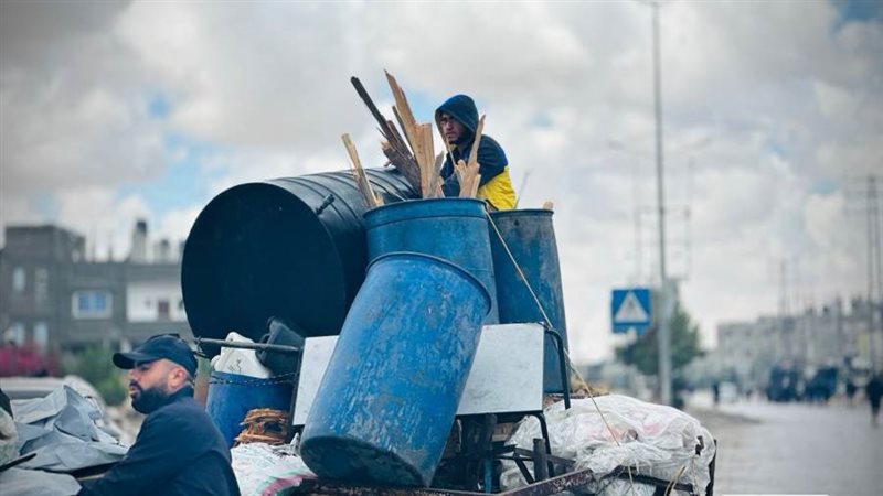 نزوح سكان رفح