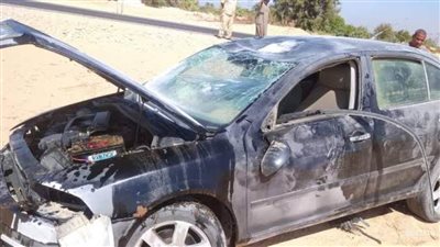 مصرع شخص وإصابة 3 من أسرة واحدة في حادث انقلاب سيارة ملاكي بأسيوط