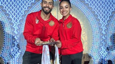 بعثة الجمباز تحتفل بالعربي وجني في المغرب بعد التأهل للاولمبياد