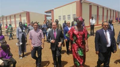 افتتاح المدرسة المصرية الثانوية الفنية بولاية غرب بحر الغزال بجنوب السودان