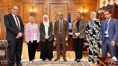 جامعة بورسعيد تستقبل وفدًا من مركز القياس والتقويم بوزارة التعليم العالي