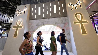 بجناح ذو طابع فرعوني.. مصر تضع بصمتها بسوق السفر العربي في دبي