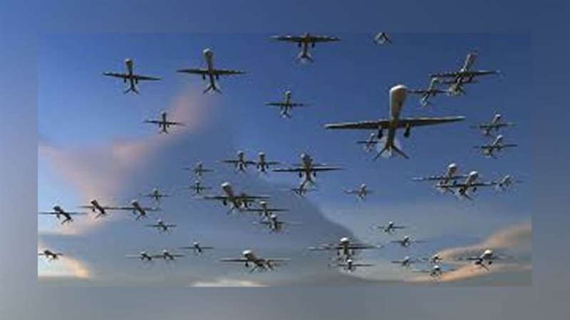 أسراب من المسيرات