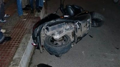 مصرع طفل في حادث انقلاب دراجة بخارية ببورسعيد