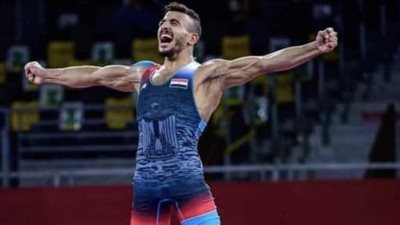 كيشو بطل المصارعة الرومانية يتأهل لأولمبياد باريس