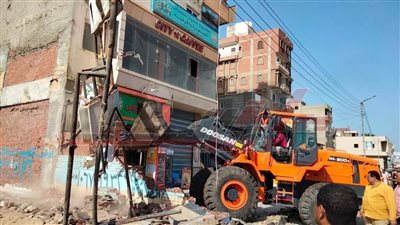 كفر الشيخ: تزيل 7 حالات تعد على أراضي أملاك الدولة والأراضي الزراعية