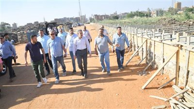  بالصور.. محافظ الغربية يتفقد أعمال إنشاء محور النعناعية بكفر الزيات