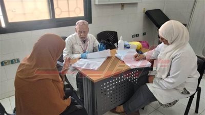 صحة كفر الشيخ تدشن قافلة طبية مجانية بقرية الحصفة