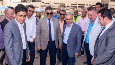 رئيس جامعة طنطا يتفقد إنشاء مستشفى الطوارئ الجديد