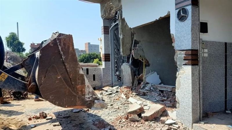 إزالة تعديات بالغربية