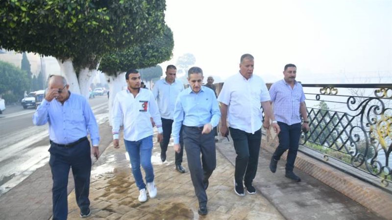 محافظ الغربية يتفقد