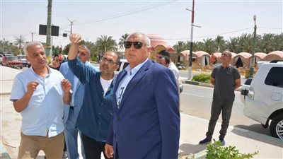 استكمال تطوير ممشى الخارجة في الوادي الجديد