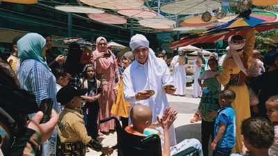 فقرات استعراضية في حفل ترفيهي لأطفال مستشفى سرطان الأطفال 57357