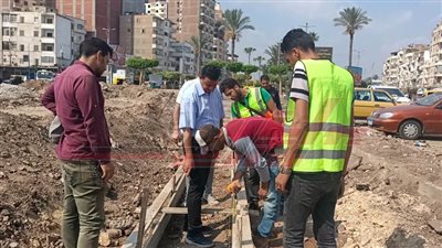 بدء أعمال المرحلة الأولى لتطوير ساحة ميدان المسجد الإبراهيمي بكفر الشيخ